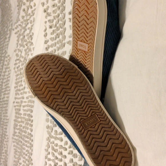 TOMS Carmel Sneakers Atlantic Blue Corduroy - Picture 3 of 3